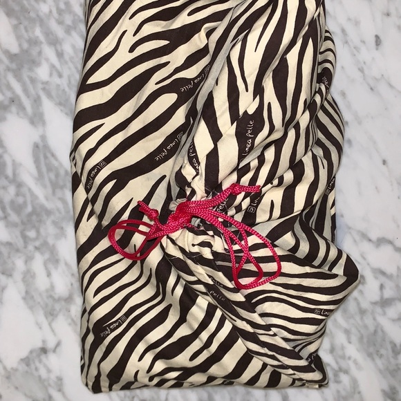 Linea Pelle Dylan Tote Bag Graphite Silver Great! - Picture 7 of 7